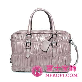 プラダ（PRADA）NAPPA GAUFRE　レディース2wayハンドバッグ　アッシュブラウン　BL0733-QRD-572 